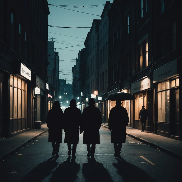 Exploring deeper into the nighttime ambience of city life, this track features a more intense synth play, creating shadows and whispers that speak volumes of the urban experience through sound.