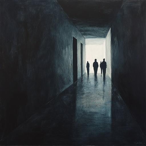 The track creates an enveloping atmosphere of suspense and mystery, utilizing elongated notes and echoing effects that simulate whispered secrets and unseen presences lurking just out of sight. A spine chilling soundscape invites the listener to explore a world brimming with paranormal activity and whispered folklore tales.