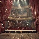 surreal cabaret vibes create a dreamy, enchanting atmosphere.