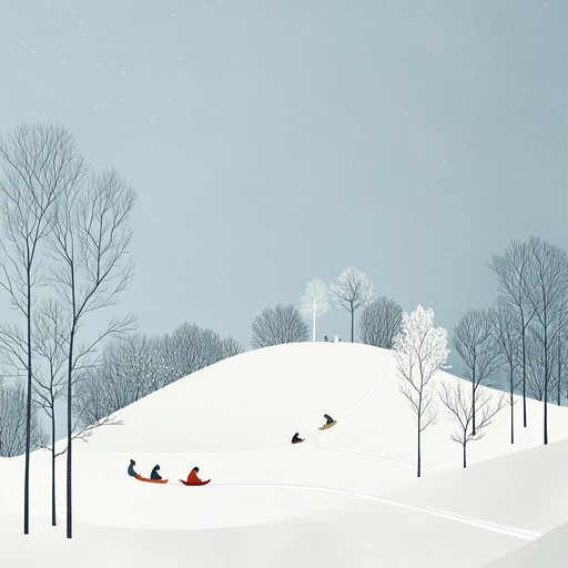 A dynamic instrumental piece capturing the excitement and joy of winter holidays, with driving rhythms and uplifting melodies, evoking scenes of adventurous winter activities and festive celebrations