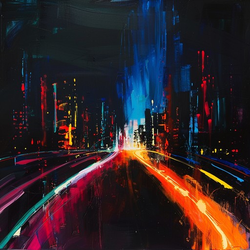 Immerse yourself in an electrifying chase through urban alleyways under the moonlight, with fast paced rhythms and dark undertones, capturing the essence of a high adrenaline pursuit.