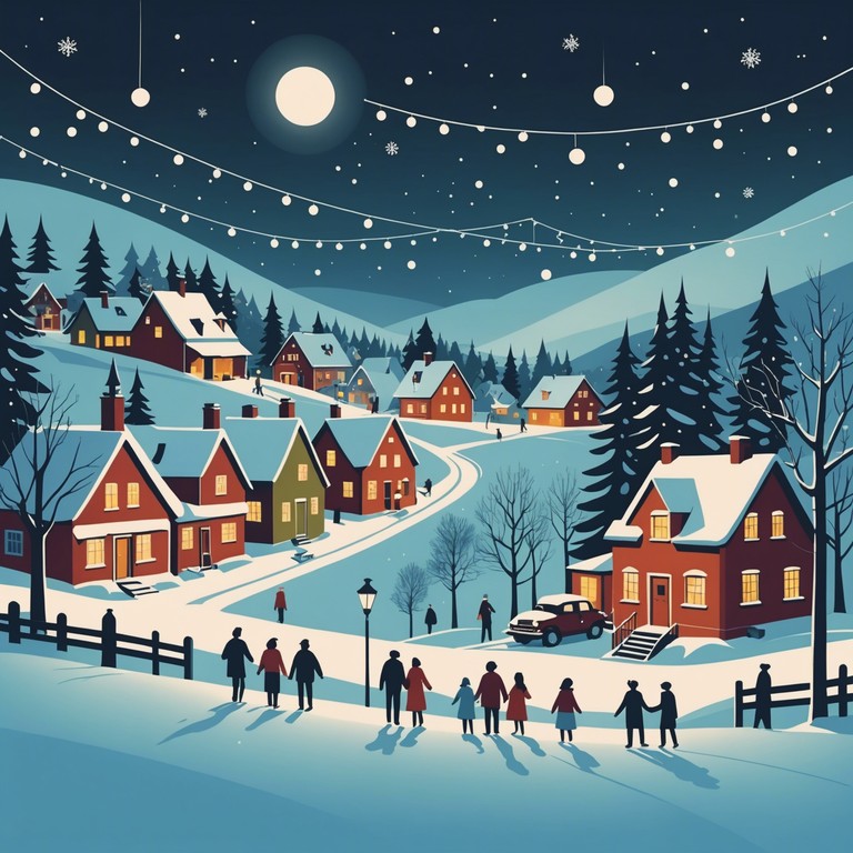 This instrumental track encompasses the magic and wonder of the holiday season, using warm, lush sounds to evoke feelings of joy and celebration. As strings swell and chimes glitter, the composition mirrors a snow laden landscape brought alive by festive cheer.