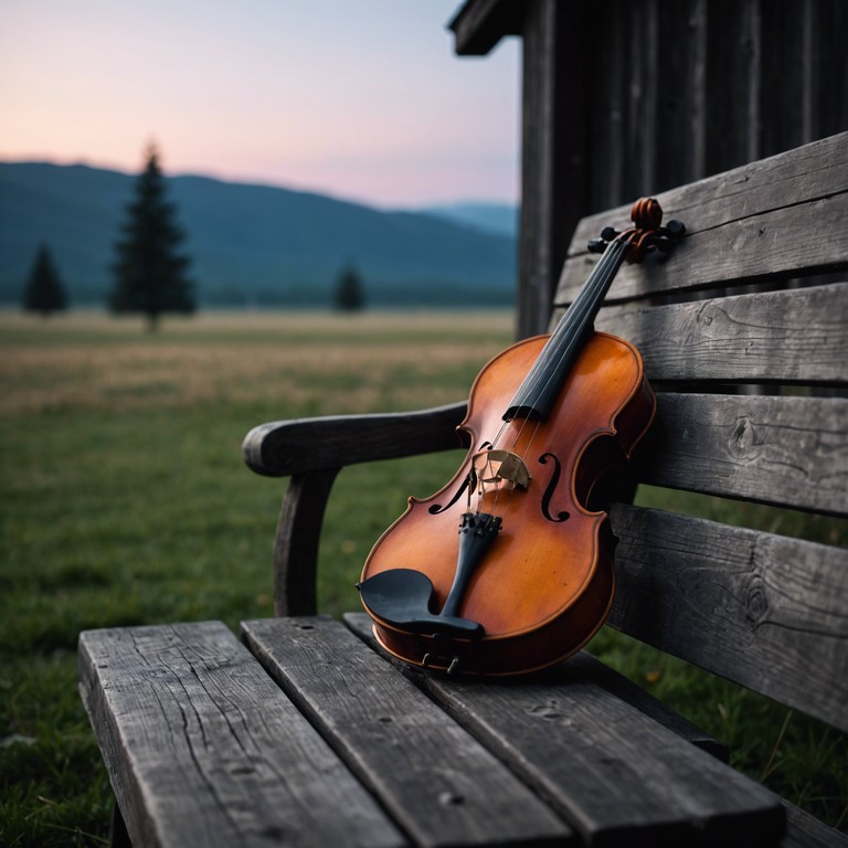 In the embrace of twilight, the violin sings a haunting melody of times past and missed opportunities. Its music stirs the soul, awakening a tender nostalgia and profound tranquility as stars begin to pepper the sky.