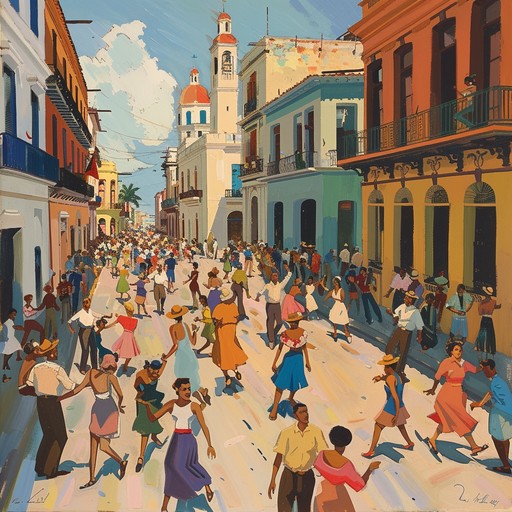 Immerse in the lively spirit of afro cuban culture with this instrumental that combines vibrant rhythms and joyous melodies. Perfect for dance parties and feel good moments.