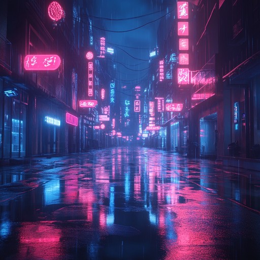 Navigate through neon lit streets with brooding synth melodies and driving beats, building an atmosphere thick with suspense and dark intrigue