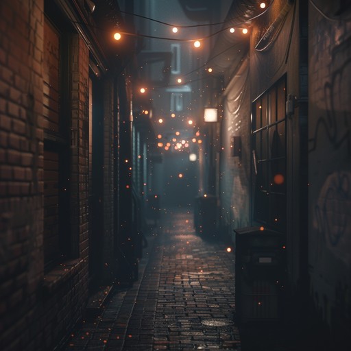 Picture yourself walking through an empty, shadowy alleyway at midnight, with distant city lights flickering. This track combines the signature shuffling beats of uk garage with a haunting, melancholic synth melody that slowly builds, creating an atmosphere that's simultaneously introspective and thrilling. The dynamic growth from subtle beginnings to an intense climax keeps you captivated throughout the journey.