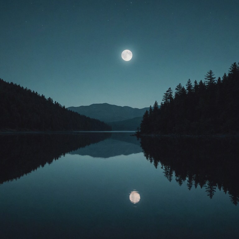 This composition captures the essence of night's ethereal beauty with delicate, flowing melodies that replicate the peaceful and yet profound moments under a moonlit sky. Each note resonates with the silence of night, providing an ambient soothing touch that invites listeners into a world of tranquil dreams and nocturnal serenity.