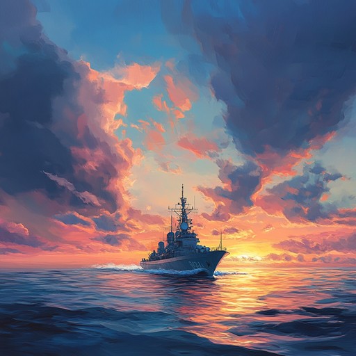 A powerful orchestral piece that evokes the spirit of liberation and valor of the russian navy, blending traditional russian melodies with soaring brass and stirring strings to celebrate their journey towards freedom