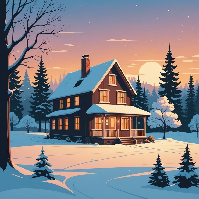 Imagine sitting by a frosty window, sipping hot chocolate, and watching snowflakes fall gently through the night. This track offers a lofi, soothing rhythm mixed with the comforting chimes of holiday bells, capturing the essence of relaxation and festive cheer.