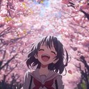 bright melody capturing carefree joy of anime mornings