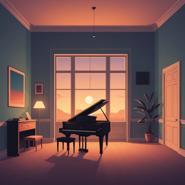 A serene yet subtly tense composition combining smooth flowing melodies with an undercurrent of suspense that captures the listener’s attention, perfect for contemplative evenings or creative workspaces.