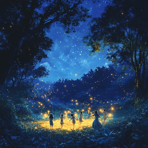 This track captures the exuberance of a secret rave deep within an enchanted forest, where mythical creatures and humans alike gather to dance under the starlit sky. With pulsating rhythms, sparkling synths, and organic elements of nature, it evokes a sense of boundless joy, magic, and connection to the earth