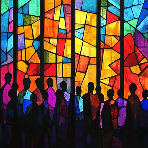 This piece captures the essence of a joyful sunday morning service with uplifting, spirited melodies and an overall sense of community and happiness. Perfect for creating an inspiring atmosphere.