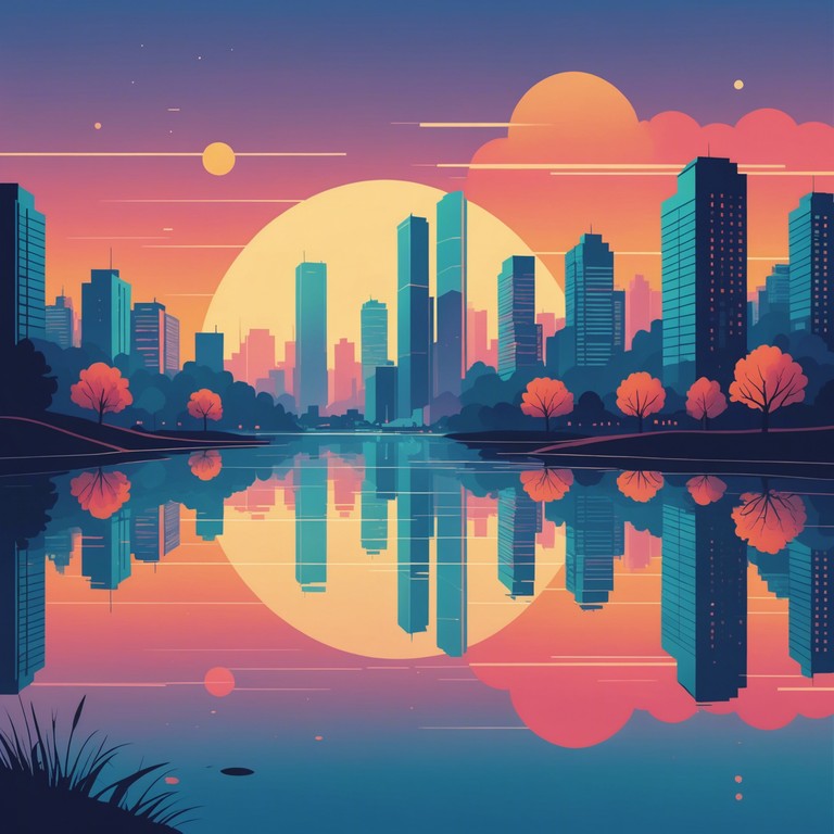 Imagine the first rays of the sun glinting over a futuristic cityscape: a song that captures the juxtaposing energies of a new dawn with fast paced beats and periods of chilled, introspective melodies. This piece leverages dynamic transitions between vivacious drum breaks and soothing, reflective synth lines, embodying the zest of an urban sunrise.