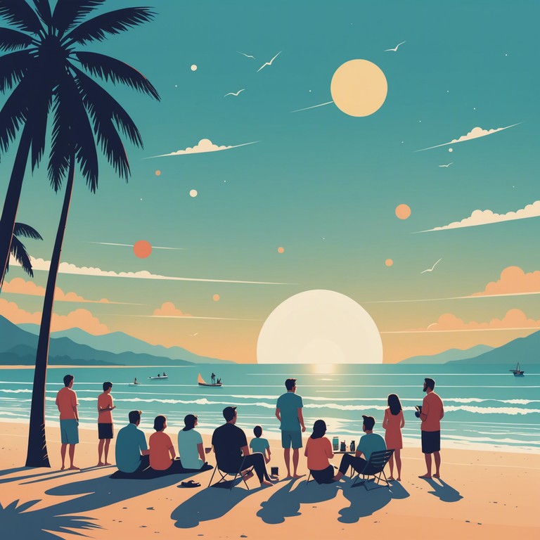 A soundtrack for happiness and joy, this piece delivers an uplifting feel with dynamic bossa nova beats and a background that instantly teleports the listener to a sunny beach party, perfect for any celebratory video or event.