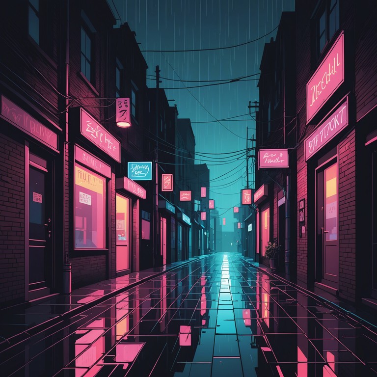 Through a fusion of deep electronic grooves and pulsating synth lines this piece portrays the relentless pace and complexity of life in a futuristic urban environment, capturing both the energy and isolation found within.