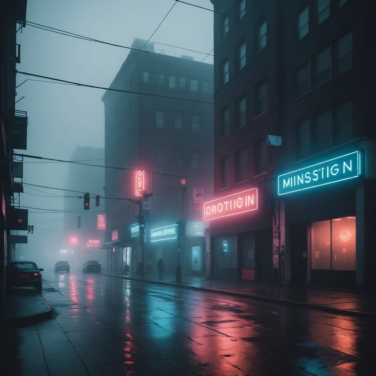 As you navigate through the smoky streets shrouded in mist, the sound of the marimba resonates, capturing the essence of the city at night. The track mixes haunting melodies with laid back jack swing beats, forming a captivating auditory journey through the hidden corners of an urban metropolis.