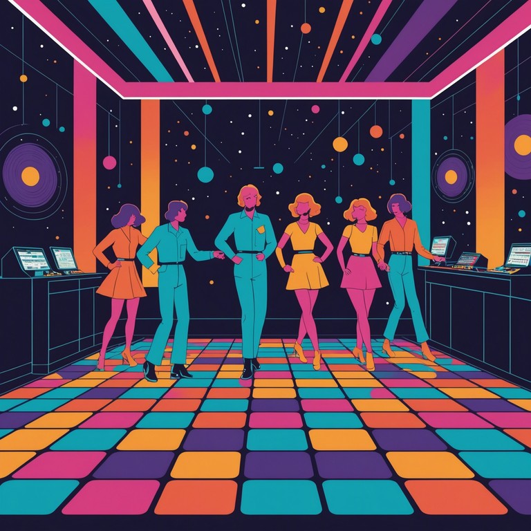 This track transports the listener back to the dance floors of the 70s and 80s with its vibrant and lively rhythms that capture the spirit of those disco nights. Perfect for reviving old memories while creating new ones, the mix blends classical dance elements with nostalgic vibes really setting the tone for a timeless dance experience.