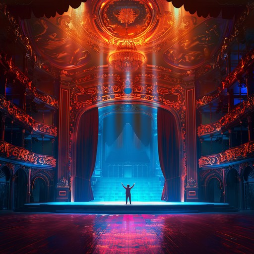 A powerful orchestral composition blending operatic vocals with dynamic instrumental arrangements. The energetic melody and dramatic phrasing create an exciting and emotional journey, inspired by grand old school opera with a modern twist. The fiery rhythms and lush harmonies evoke a sense of epic storytelling and larger than life performances.