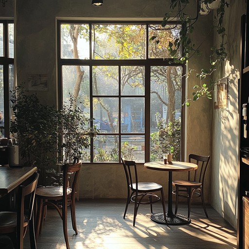 Picture the sunlight streaming through café windows as customers enjoy their morning coffee. This feel good muzak piece with piano melodies and soft brass accents creates a light, cheerful atmosphere, perfect for a relaxing start to the day.