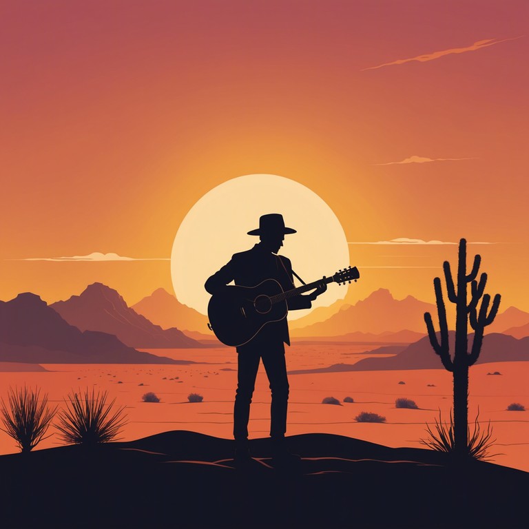 This instrumental captures the essence of a western sunset, reflecting the solitude and expansive beauty of the desert. Soft guitar strings resonate with the whisper of the wind, evoking feelings of longing and nostalgia.