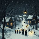 eerie holiday atmosphere with dark, festive soundscapes.