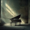 heart in shadows, piano's soft, somber murmurs evoke sorrow.