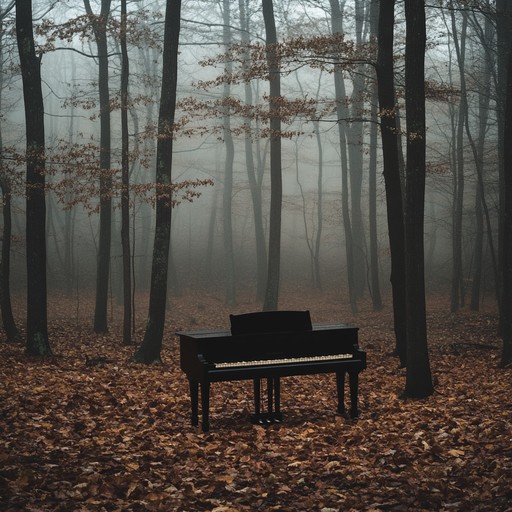 A cinematic orchestral track led by a delicate piano, encapsulating the feeling of farewells and cherished memories. The composition unfolds with pensive strings and tender woodwinds, creating an atmosphere that brings out the bittersweet and nostalgic beauty of autumn endings.