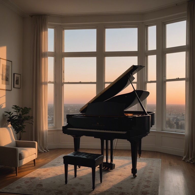 This track features a gentle flow of sophisticated piano melodies weaving through a soft sonic landscape, capturing the essence of tranquility and understated elegance. Perfect for a serene evening or a contemplative moment.