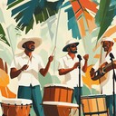 an exhilarating instrumental merging afro cuban beats with vibrant melodies