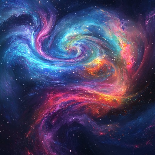 Experience a hypnotic blend of k pop melodies and psychedelic soundscapes, creating a dreamlike atmosphere filled with vibrant, pulsating rhythms and cosmic vibes.
