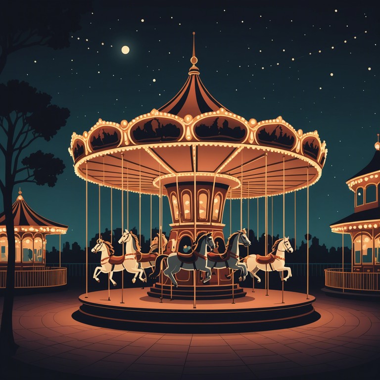 An evocative, intimate track that combines the playful, lively elements of a carnival with deeply personal, reflective tones, creating a unique atmosphere where festivity and introspection meet. The music captures the essence of walking alone amidst a bustling carnival, where each note resonates with both the joy of the crowd and the solitude of the listener.