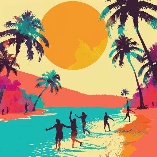 A delightful fusion of sunny samba rhythms and cheerful melodies, embodying a carefree celebration. The rapid percussion accompanied by vibrant strings and sprightly brass will transport the listener to a lively beach party.