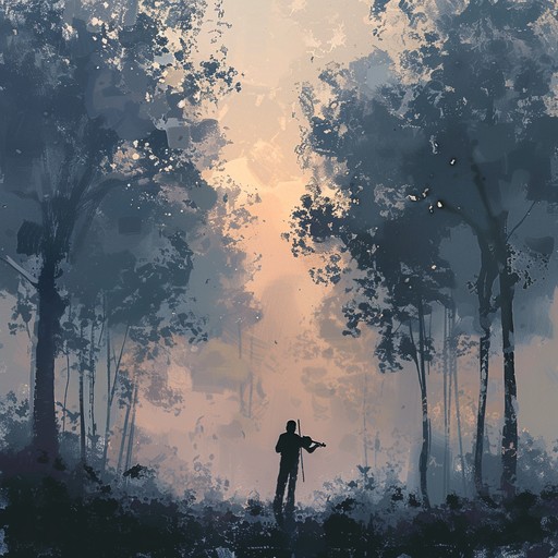 A delicate composition that blends haunting melodies and hopeful undertones, taking the listener through an emotive journey. The track features intricate experimental soundscapes, where glimmering synth lines and wistful echoes of a single lead violin play against a backdrop of electronic ambiance, creating a tapestry of bittersweet reflection.