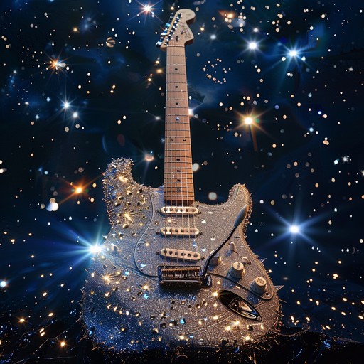 Immerse yourself in a starry, glamorous soundscape where soulful guitar tones merge with the vibrant energy of glam rock. This instrumental takes you on an emotional journey through nostalgia and grandeur, full of shimmering splendor