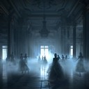 an eerie tango tune with ghostly echoes