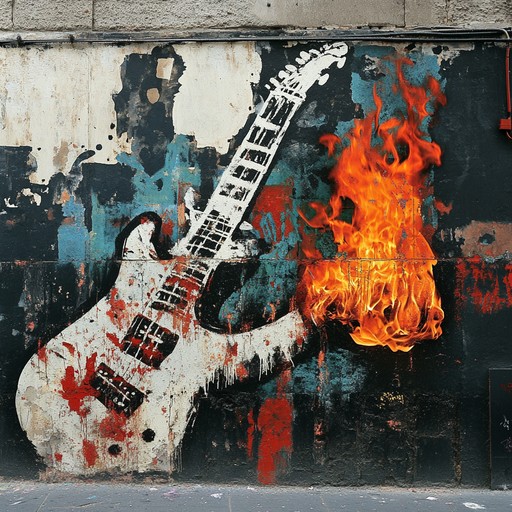 This track 'firestorm in veins' is a high octane instrumental piece that blends the raw energy of punk with the deep grooves of soul music. It features aggressive rhythms, distorted guitar riffs, and driving bass lines, expressing intense anger and rebellion.