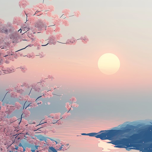 This cheerful instrumental captures the essence of a beautiful spring morning in japan, with the gentle rustling of cherry blossom petals in the breeze. The melody is carried by a playful combination of synthesizers and traditional japanese instruments, creating a perfect blend of modern and classic sounds. The steady, upbeat rhythm is reminiscent of a pleasant stroll through a park, filling the listener with a sense of joy and renewal.