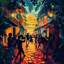 dynamic fusion of latin jazz and funk for festive vibes