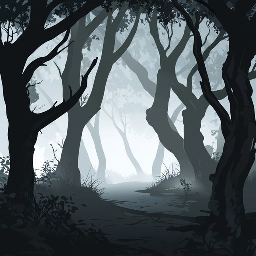 An instrumental freak folk track that evokes the unsettling atmosphere of haunted woods, blending eerie melodies with natural forest sounds to create a haunting experience