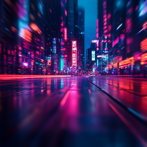 An instrumental track that fuses soulful r&b melodies with futuristic electronic elements, creating a soundscape of neon lit city nights and urban exploration.