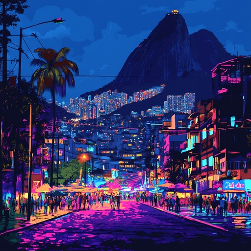 Escalating the spirit of brazilian carnival through electrifying modern dance beats while maintaining the soulful rhythms of samba, this track is a cultural hybrid that offers both nostalgia and contemporary excitement. Picture bustling streets, vivid costumes, and an unyielding joyous atmosphere.