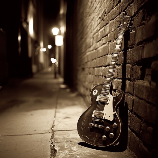 An instrumental track that blends raw guitar riffs with soulful rhythms, capturing the gritty essence of oldies music. The song evokes the feeling of walking down a dusty street at dusk, with the sound of a lone guitar echoing through the alleyways.