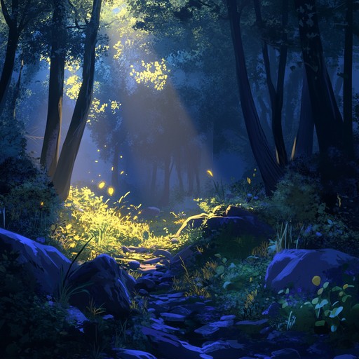 This instrumental melody captures the essence of wandering through an ancient, magical forest. Listeners will feel the mystery and enchantment of the woods, with harp sounds resonating softly, leading them through an unforgettable, dreamy adventure.