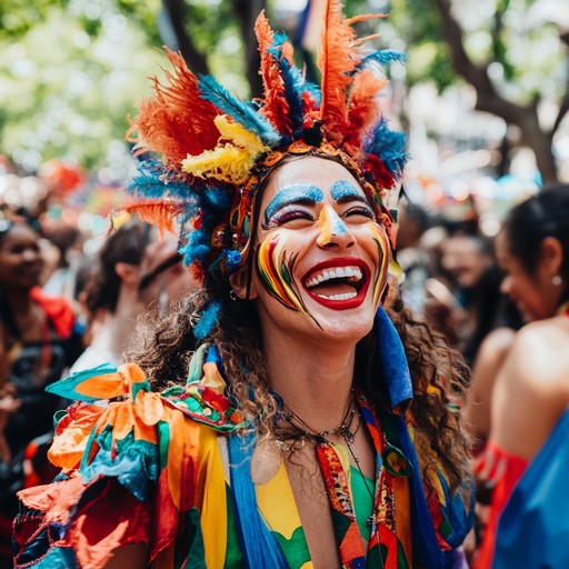 Imagine a melody that carries you like a breeze during a festival on a bright, cheerful day. This alternative title reflects the essence of being whisked away into a day full of potential and joyful moments.