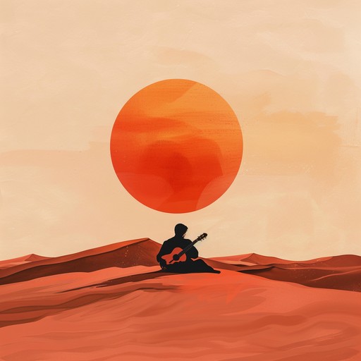 A deeply moving instrumental capturing the vastness and solitude of the desert, blending traditional middle eastern melodies with modern world fusion elements. The haunting sound of the oud invokes a sense of longing and a connection to ancient times, evoking imagery of endless dunes and star filled nights.