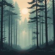 deep forest acoustic melodies with ambient undertones