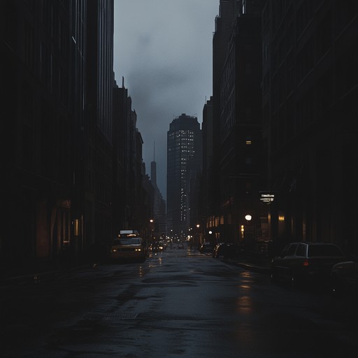 An eerie blend of droning bass lines and distorted electronic effects creates a menacing urban landscape. The piece weaves through industrial echoes and unsettling ambient sounds, capturing the simmering anger of a city night.