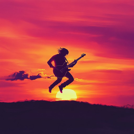 A spirited and dynamic blues rock piece that brings joy and excitement through energetic guitar solos and robust rhythms, perfect for celebrating moments of ecstasy and vibrant sunsets.