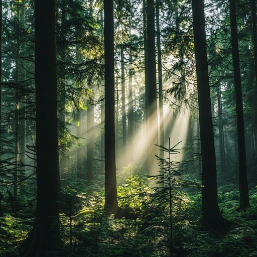 Immerse in a spiritual journey through nature's embrace, blending acoustic guitar and folk melodies with the soulful vibes of rock. This instrumental track invokes the serenity of a forest, the spirituality of ancient woods, and the uplifting rhythms of folk rock.